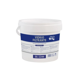 Vidrio Filter Media 0,6 - 1,2 mm to filter 15 kg