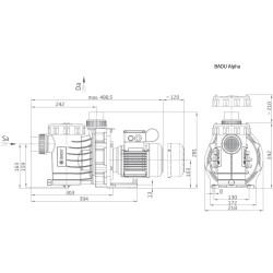 Swimming pool pump Speck Badu ALPHA Single-phase