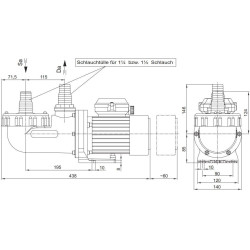 Swimming pool pump Aqua Splash
