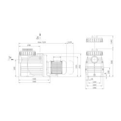 Swimming pool pump Speck Badu MAGNA Single-phase
