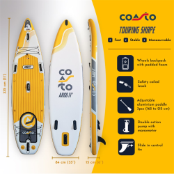 Tabla Paddle Surf inflatable Coasto Argo 11'