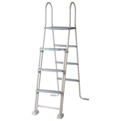 Escalera de seguridad con plataforma 120-132 cm Gre ES1213