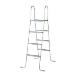 Escalera Piscina Elevada con Plataforma 120-132 cm Gre ET1213