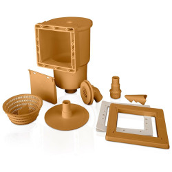 Skimmer Marrón and Nozzle Return Gre AR100 W