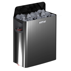 Sauna Heater Harvia Wall Black for Sauna with unit Control