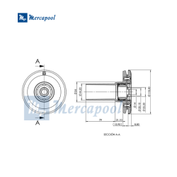 Boquilla de Impulsión Multiflow Encolar Liner AstralPool