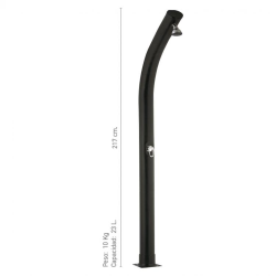 Ducha Solar Curva QP 23 L