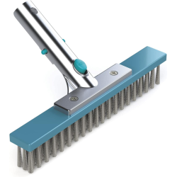 Brush steel Stainless Steel. Bayrol for Paredes with Trasera Aluminium 25cm