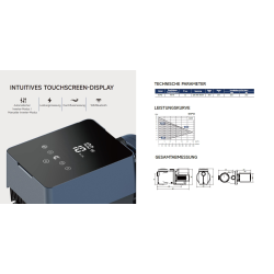 Pump Velocidad Variable AQUAGEM InverK DCP12 Silence 1, 5 CV 1, 2 kW 22 m3/ h