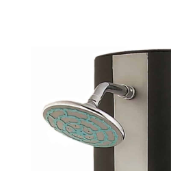 Ducha Solar QP Black 35 L with Lavapies