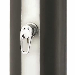 Ducha Solar QP Black 35 L with Lavapies