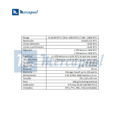 Medidor Turbidez Turbidímetro FTK-450TU