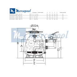 Swimming pool filter Bobinado SCP SuperPool