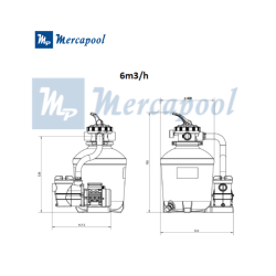 Pool Filter Monobloc B-waterclean