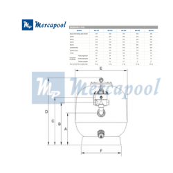 Swimming pool filter Laminado Zodiac MS