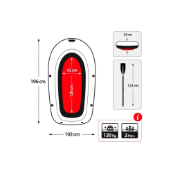 Bote de Recreo Hinchable Intex Explorer Pro