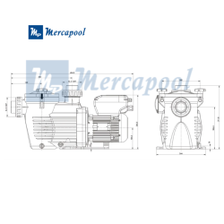 Pump Kripsol KSE Vs 1,5 Cv Variable-Speed Single-phase