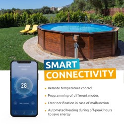 Heat Pump Poolex Nano New Reversible with WiFi up to -7ºc