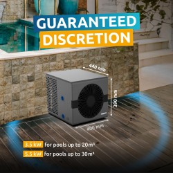 Heat Pump Poolex Nano New Reversible with WiFi up to -7ºc