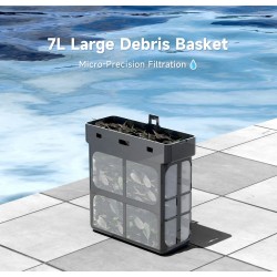 Robot Skimmer E-TRON F1 Wybot robot solar limpiador de superficie