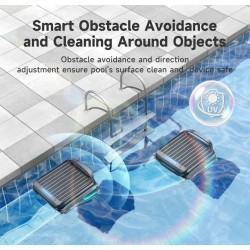 Robot Skimmer E-TRON F1 Wybot robot solar limpiador superficie