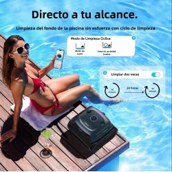 Pool Cleaner Battery Wybot E-tron Vision Ng with App (c2 Vision)