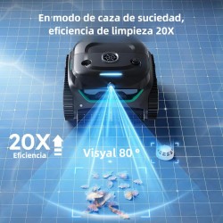Limpiafondos de batería WYBOT E-TRON VISION NG con APP