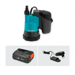 Pump Sumergible GARDENA Aguas Limpias a batería 2000 l/ h