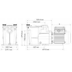 HAYWARD Super Pump Pro Pool Pump, Single-Phase