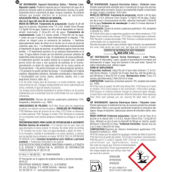 Winterizing liquid Liquid TAMAR Especial Liner 5 Lítros