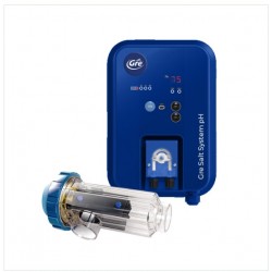 Salt chlorinator Gre Premium 21 g/h with pump dosificadora pH for pools up to 100 m³