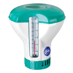 Dosificador Chlorine Flotante with Thermometer Pastillas 20g Gre