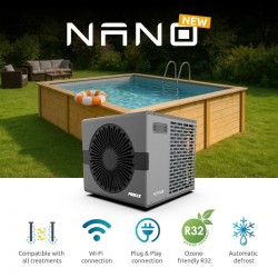 Heat Pump Poolex Nano New Reversible with WiFi up to -7ºc