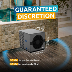 Heat Pump Poolex Nano New Reversible with WiFi up to -7ºc
