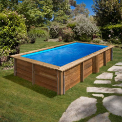 Pool Madera Gre Sunbay Lemon 3, 75 x 2, 00 x H. 0, 68 m