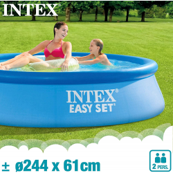 Above-Ground Pool INTEX Fast Set Autoportante plastic