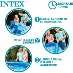 Above-ground pool INTEX Fast Set Autoportante plastico