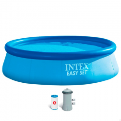Above-ground pool INTEX Fast Set Autoportante plastico with filter unit incluida