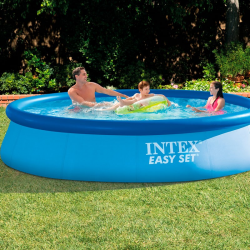 Above-ground pool INTEX Fast Set Autoportante plastico with filter unit incluida