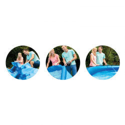 Above-Ground Pool INTEX Fast Set Autoportante plastic with Filter Unit Included