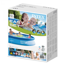 Above-ground pool INTEX Fast Set Autoportante plastico with filter unit incluida