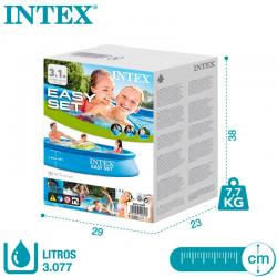 Above-ground pool INTEX Fast Set Autoportante plastico