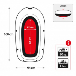 Bote Recreo inflatable Intex Explorer Pro