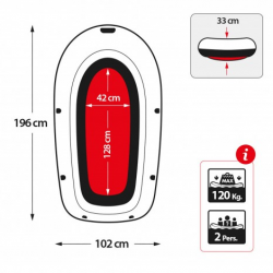 Bote Recreo inflatable Intex Explorer Pro