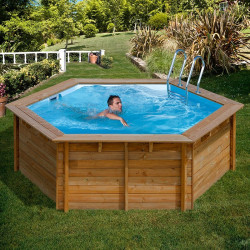 Pool timber GRE Sunbay Vanille 2 Ø 4,00 X H. 1,19 M
