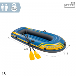 Inflatable Dinghy INTEX Challenger 2 236x114x41 cm 68367np