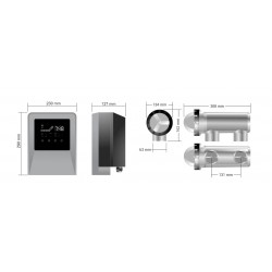 Salt Water Chlorinator Idegis Tecno