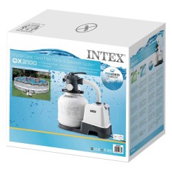 Depuradora de arena Intex QX2100 con Clorador Salino Eco Intex 7 g/h 32000 l/h
