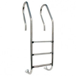 Escalera inox para piscina de madera Gre 126674