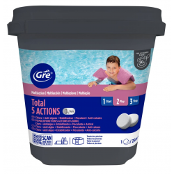 Chlorine Multifunction Gre 10 Acciones Tabletas 250g Gre 5 kg
